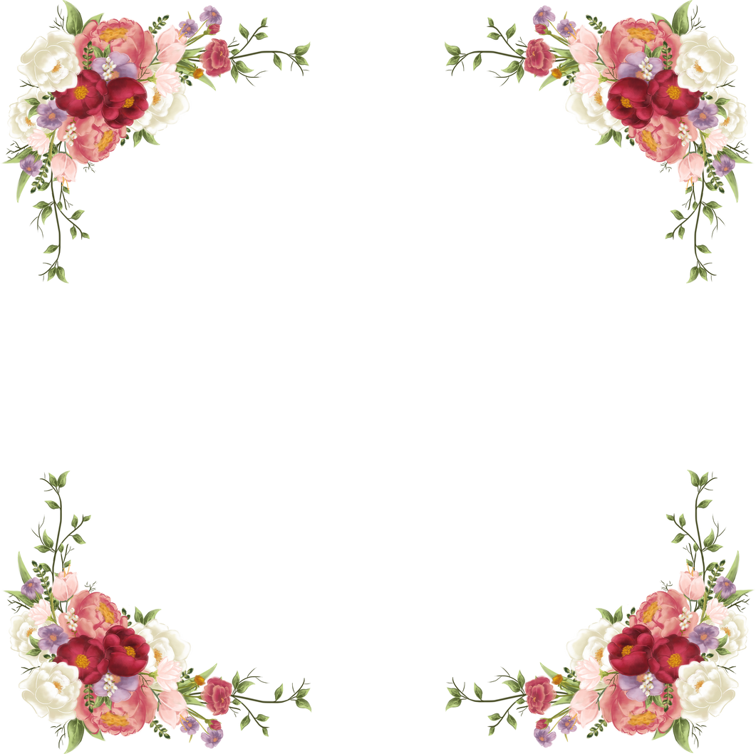 Floral Frame Illustration